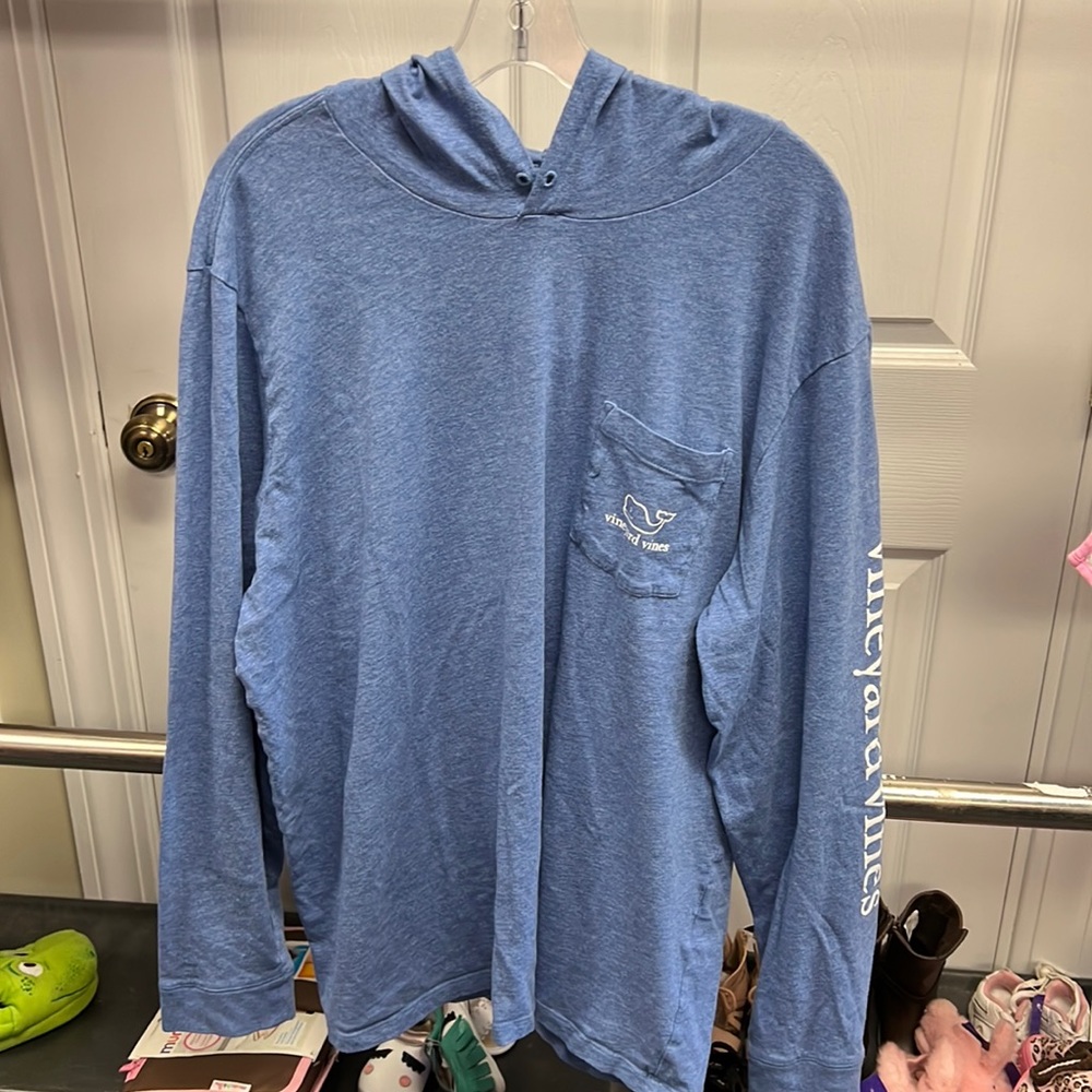 💜Mens Vineyard Vines Blue Long Sleeve Size XL